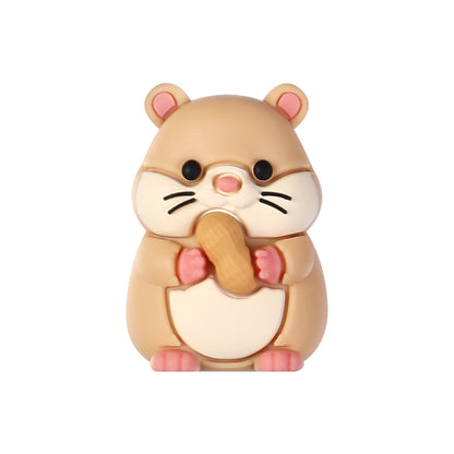 3D Cute Rodent Silicone Focal Beads Hamster Chinchilla Squirrel 20pcs 9