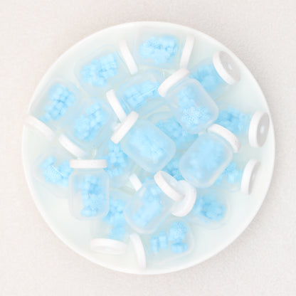 Christmas 3D Silicone Focal Beads Baby Bottle Design 20pcs 14