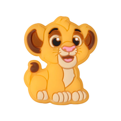 Silicone Focal Beads Lion King Expressions Quotes 20pcs 15