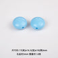 17mm Flat Round Acrylic Beads Assorted Solid Colors 100pcs 9