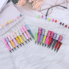 Star Sequin Creative Beadable Pen Plastic