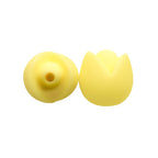 Lotus Silicone Beads Pastel Colors Soft Matte Finish 10pcs 32