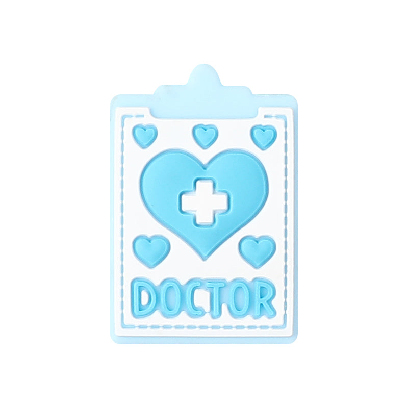 Silicone Focal Beads Doctor Medical Icons Bow Doctor 20pcs 13