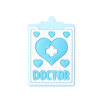 Silicone Focal Beads Doctor Medical Icons Bow Doctor 20pcs 13