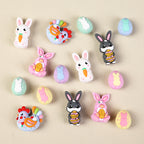 Silicone 3D Focal Beads Easter Bunny Chick Easter Egg Rabbit 20Pcs 9