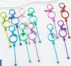 Beadable UV Plating DIY Metal Keychain