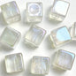 Colorful UV Finish Cube Acrylic Beads 14mm Pastel Glow 50pcs 5