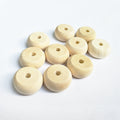 Wood Round Spacer Beads 14-30mm Smooth Pale Finish 100pcs 6