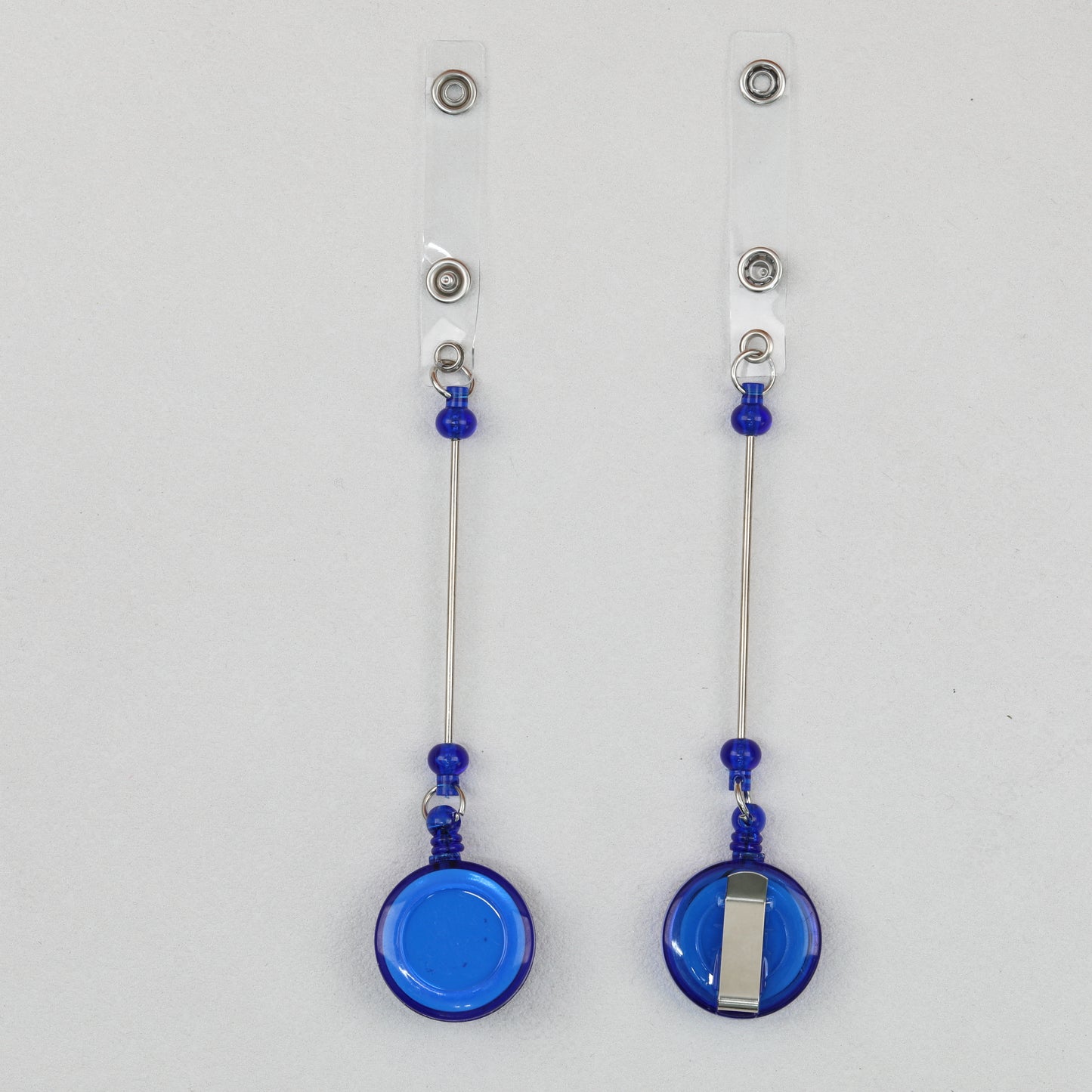 Beadable Badge Reels Retractable ID Keychain Clip