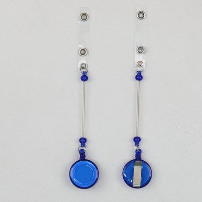 Beadable Badge Reels Retractable ID Keychain Clip