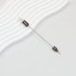 Beadable Double Head Point Drill Nail Tool Metal Handle 12.2cm