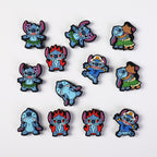 Silicone Focal Beads Disney Stitch Smiling Face 20pcs 4