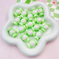 Candy Rabbit Acrylic Beads 15x25mm Pastel Pearl Finish 10pcs