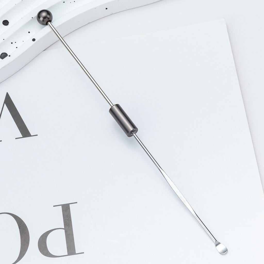 Beadable Metal Ear Picks Plated Finish