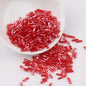 Plating Metallic Color Twisted Bugle Glass Beads 6mm 2500pcs 25