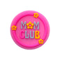 Silicone Focal Beads Mom Club Floral Circle Pastels 20pcs 5