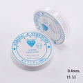 Transparent Crystal Elastic Cord Stretchy Jewelry Thread 0.4-1mm Roll 6