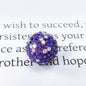 Colored Clay Ball Rhinestone Beads 16mm Glass Glaze 20pcs 11