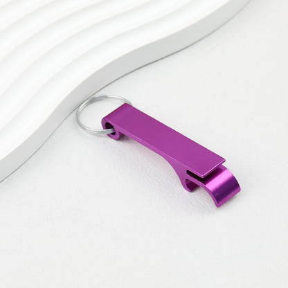 Aluminum Bottle Opener Keychain Slim Durable Lightweight