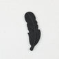 Colorful Feather Shaped Silicone Beads 20pcs 11