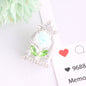 24mm Rose Frame Rhinestone Beads Alloy Decorative 3pcs 6