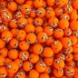 Easter 15mm Silicone Beads Yellow Red Color Egg Printed 50pcs 4
