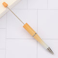 Beadable Plastic Pens Wholesale, Pearlescent Gradient Three-Color Transitions Ballpoint Ink, 11.5mm x 145mm