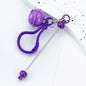 Beadable Bar Keychains With Bells