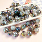 Brilliant Round Acrylic Beads 16mm Glossy Mixed Colors 10pcs 4