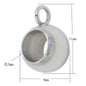 Stainless Steel Round Crimp Metal Beads 6.5-13mm Large Hole 20pcs 11