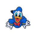 Silicone Focal Beads Donald Duck Wearing Red Bow 20pcs