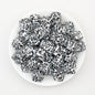 13.5mm Square Leopard Print Silicone Beads 50pcs 5