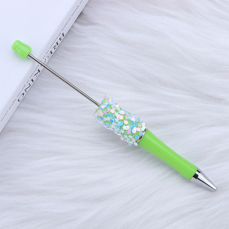 Star Sequin Creative Beadable Pen Plastic 11