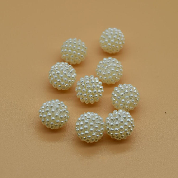Pearl Waxberry Acrylic Beads 10mm Imitation ABS Plastic 100pcs 3