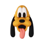 Silicone 3D Focal Beads Disney Pluto Goofy Head Green Hat Smiling Face 20Pcs 10