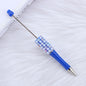 Colorful Pearl Gradient Round Ballpoint Pen Plastic 22