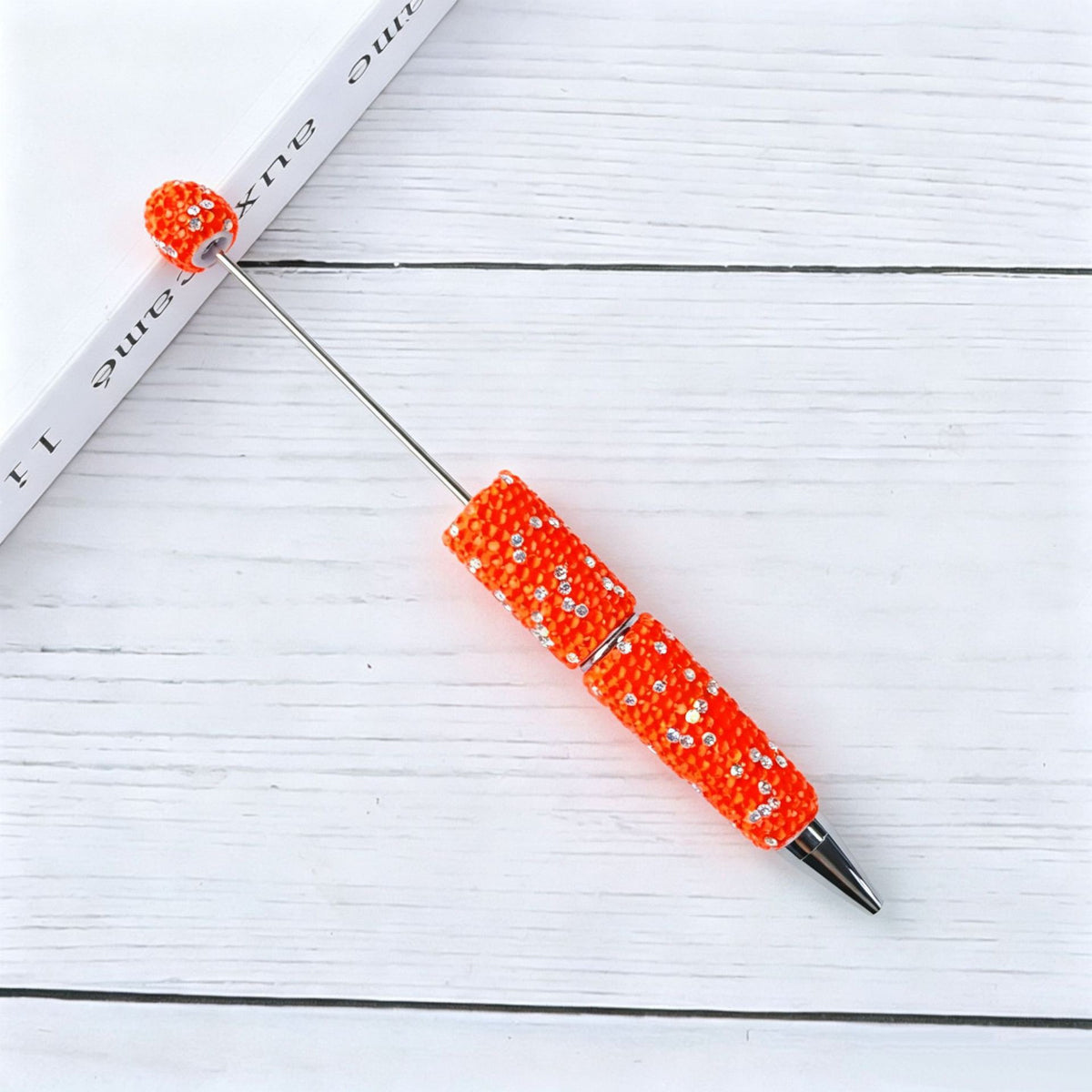 DIY Fluorescent AB Candy Color Rhinestones Beadable Pen 12