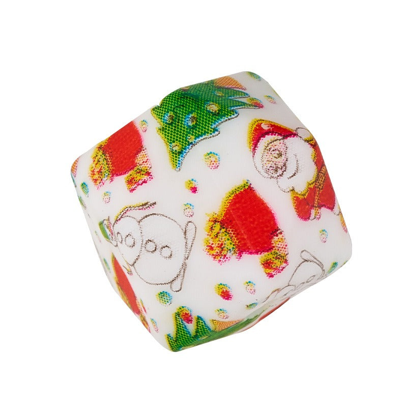 Holiday Silicone Focal Beads Wholesale, Christmas Tree Snowman Shapes Stocking Design