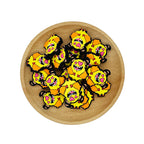 Silicone Focal Beads Yellow Monster Heart Eyes Smiling Face 20pcs 2