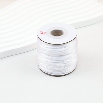 Nylon String Beading Cord 2mm Diameter Gold 38 Yards - #4 White