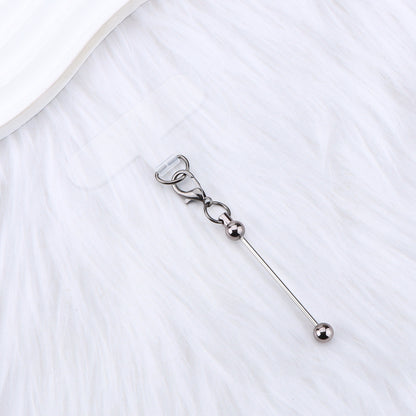 Beadable Plastic Tether Tabs With Bars