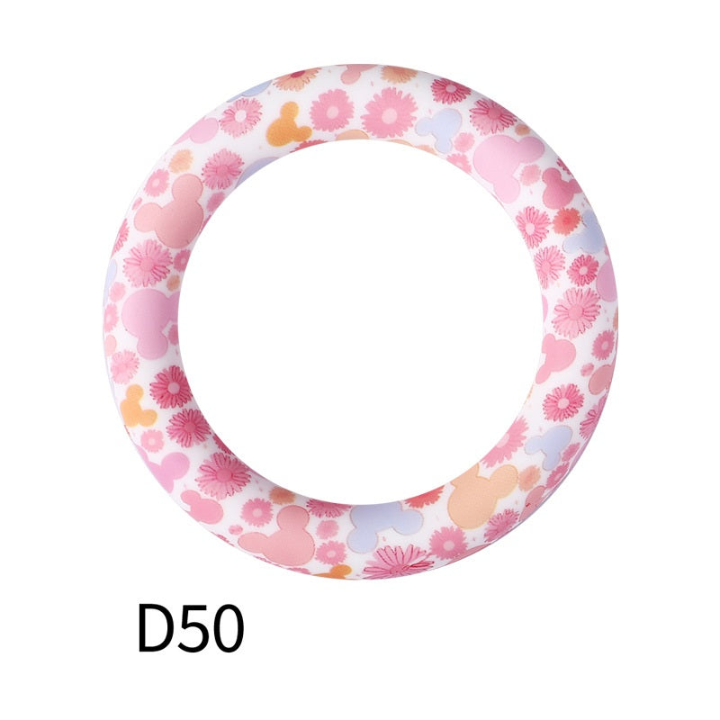 65mm Printing circular silicone rings 52