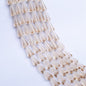 Tapered Transparent Glass Beads 4mm 8mm Plum Tint 700pcs 10 Strands 29