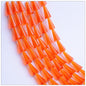 Tapered Transparent Glass Beads 4mm 8mm Plum Tint 700pcs 10 Strands 30
