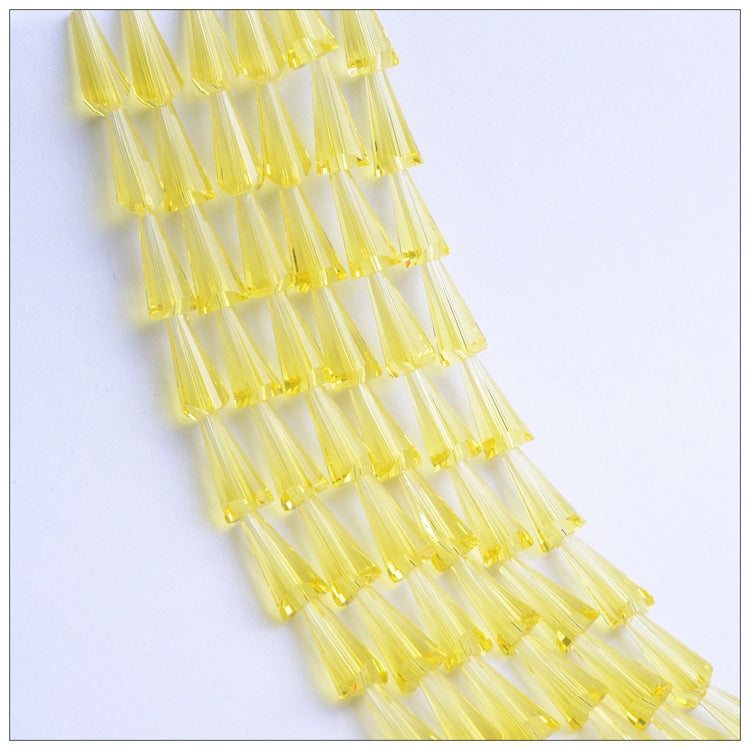 Tapered Transparent Glass Beads 4mm 8mm Plum Tint 700pcs 10 Strands 6