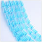 Tapered Transparent Glass Beads 4mm 8mm Plum Tint 700pcs 10 Strands 21
