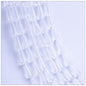 Tapered Transparent Glass Beads 4mm 8mm Plum Tint 700pcs 10 Strands 18