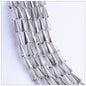 Tapered Transparent Glass Beads 4mm 8mm Plum Tint 700pcs 10 Strands 16