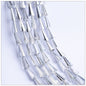 Tapered Transparent Glass Beads 4mm 8mm Plum Tint 700pcs 10 Strands 11
