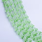 Tapered Transparent Glass Beads 4mm 8mm Plum Tint 700pcs 10 Strands 17